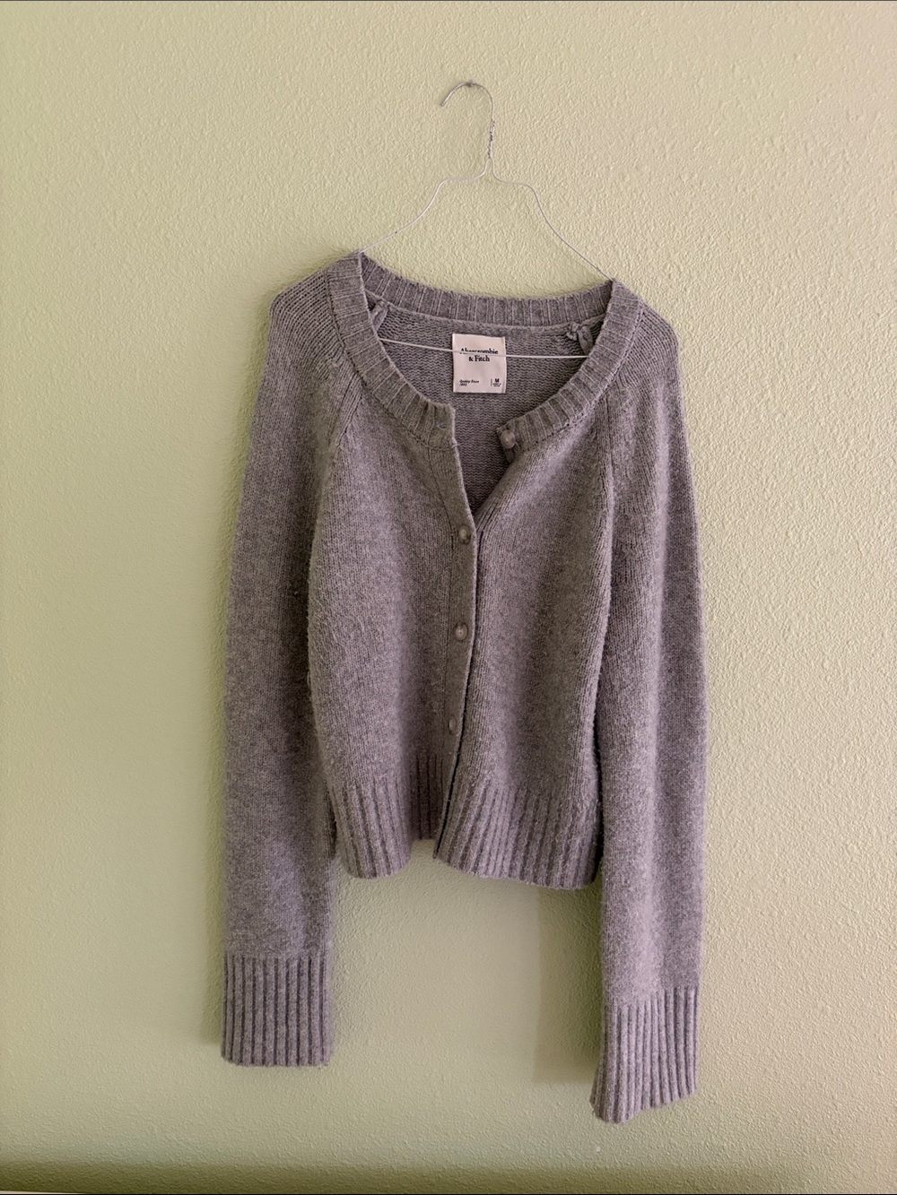 Abercrombie & Fitch Heather Gray Cardigan